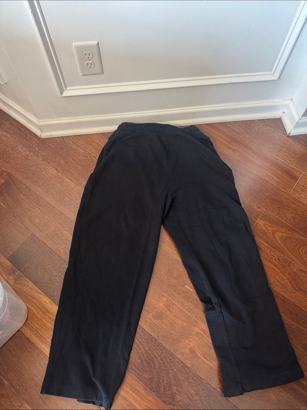 ASOS Black Elastic-Waist Lounge Pants